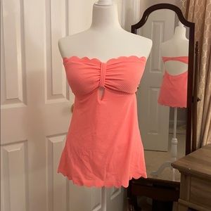 Jessica Simpson scalloped swimsuit. Size large